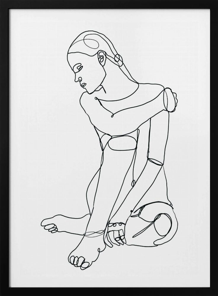 Line Drawing of Woman | Poster