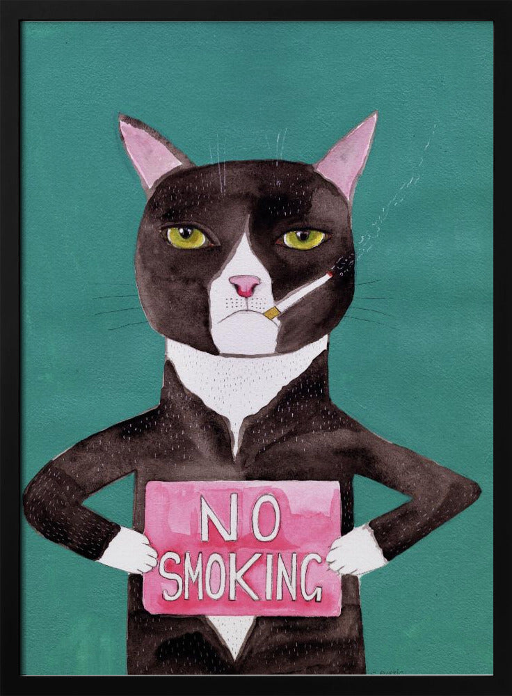 Smoking cat | Poster