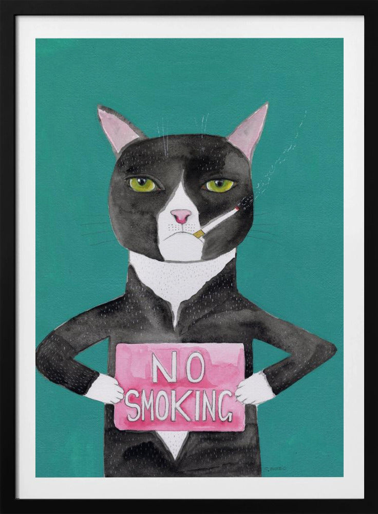 Smoking cat | Poster