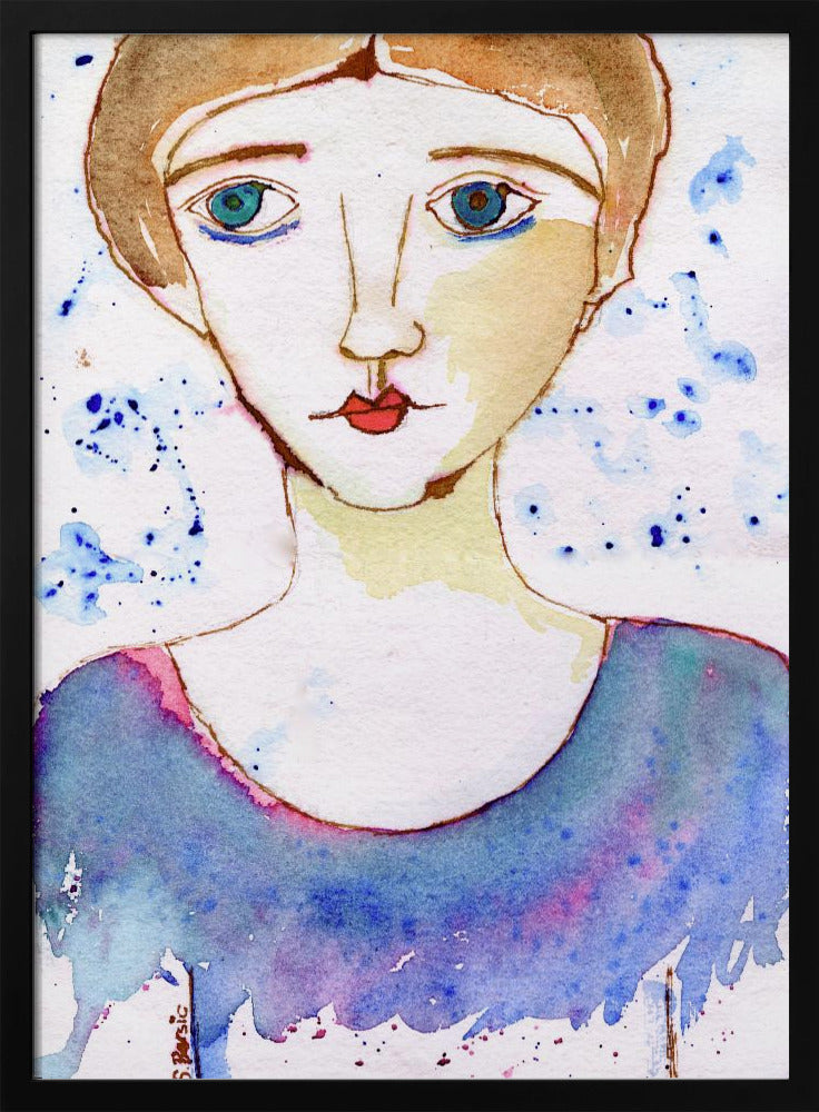 Lady looking | Poster