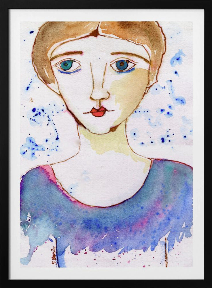 Lady looking | Poster