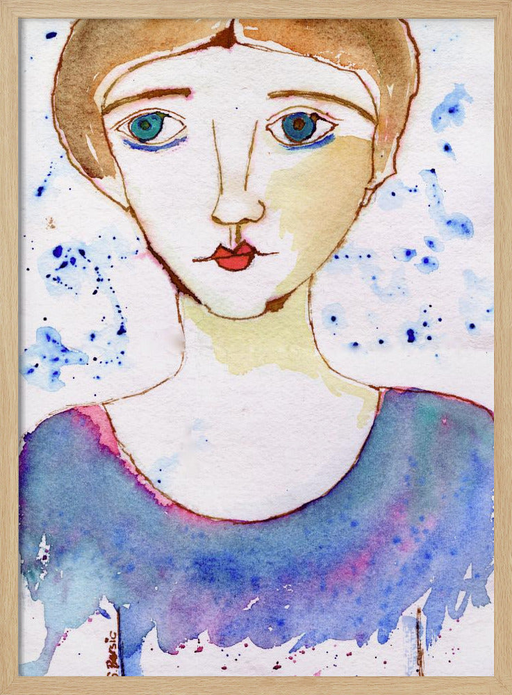 Lady looking | Poster