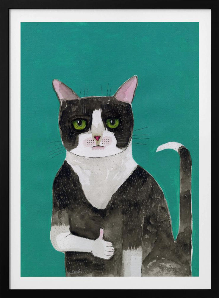 Cat thumbs up | Poster