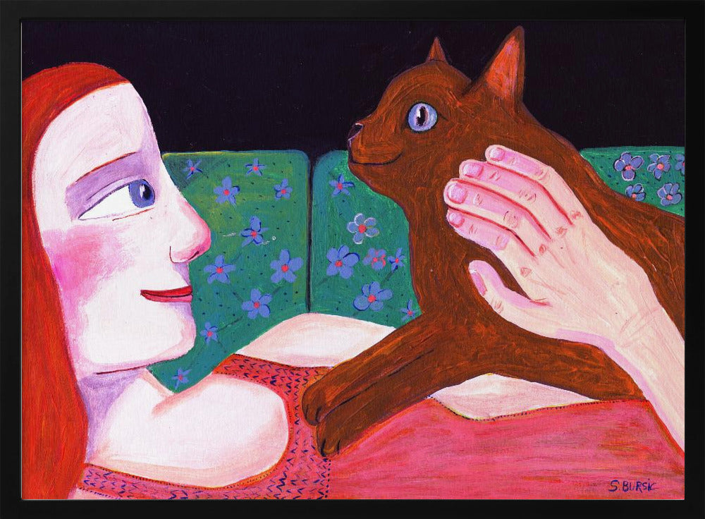 Cat Lover Red | Poster