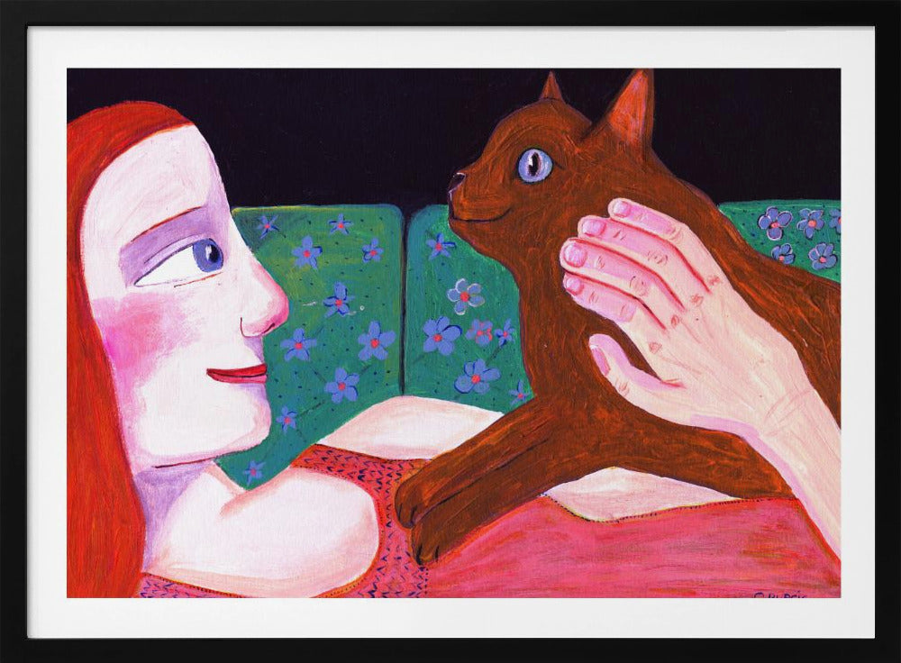 Cat Lover Red | Poster