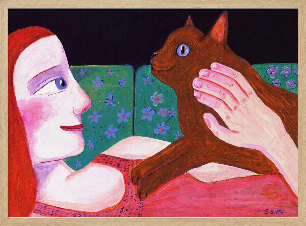 Cat Lover Red | Poster