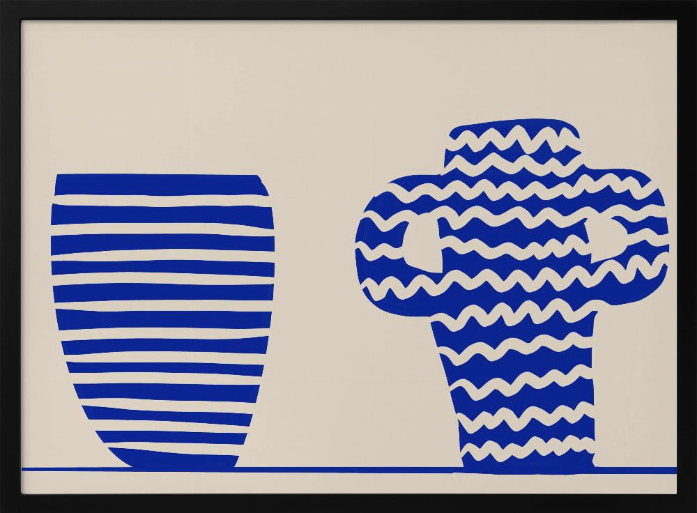 Blue Vases | Poster