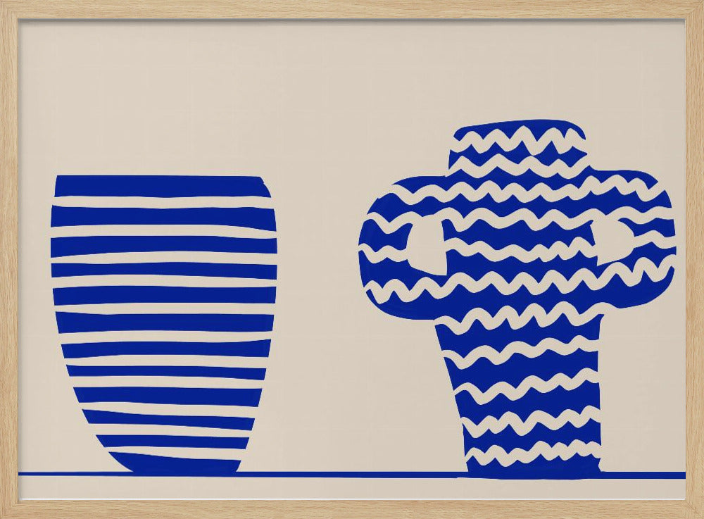 Blue Vases | Poster