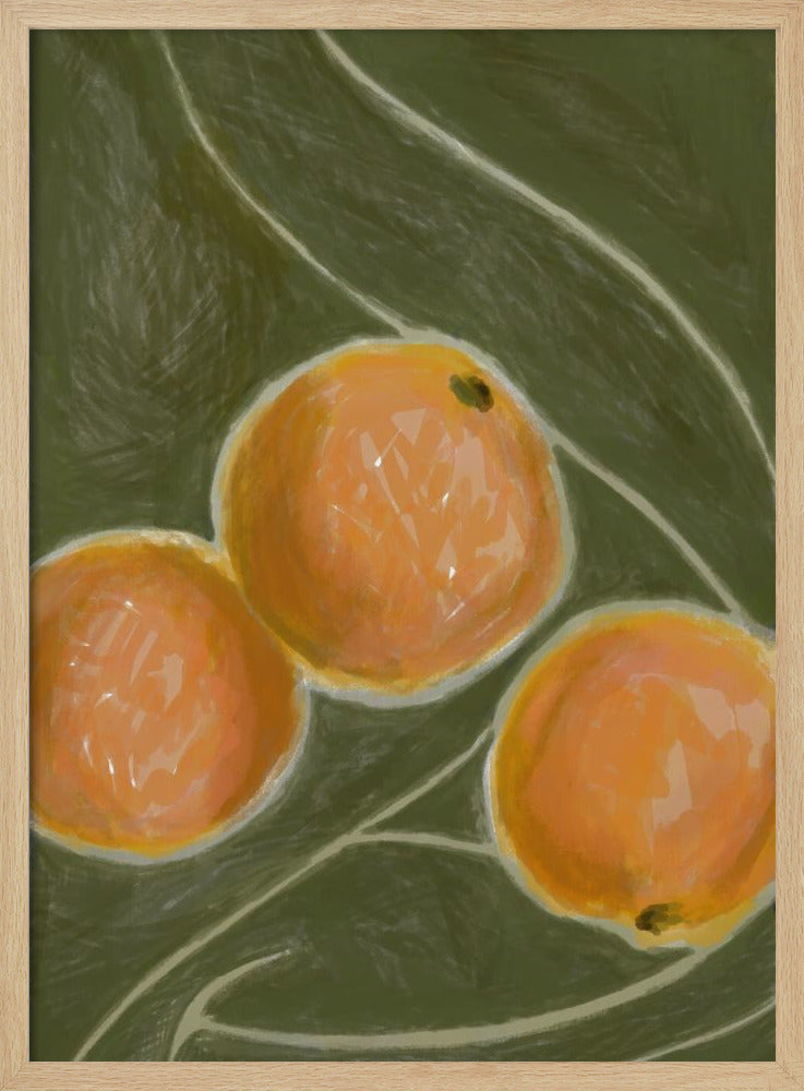 KH Studio - The Colors Orange &amp; Green | Poster