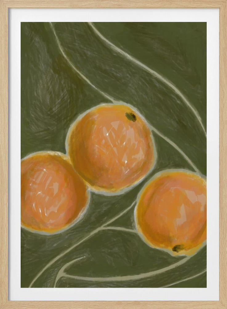 KH Studio - The Colors Orange &amp; Green | Poster