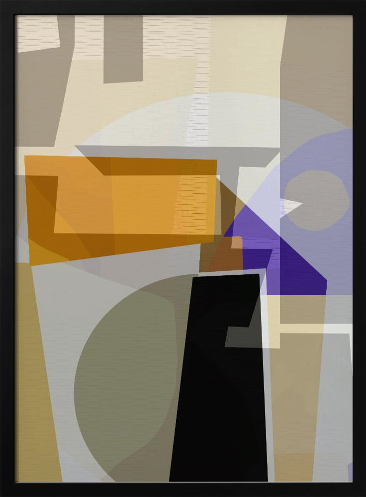 Yellow Purple Woven 3 | Poster