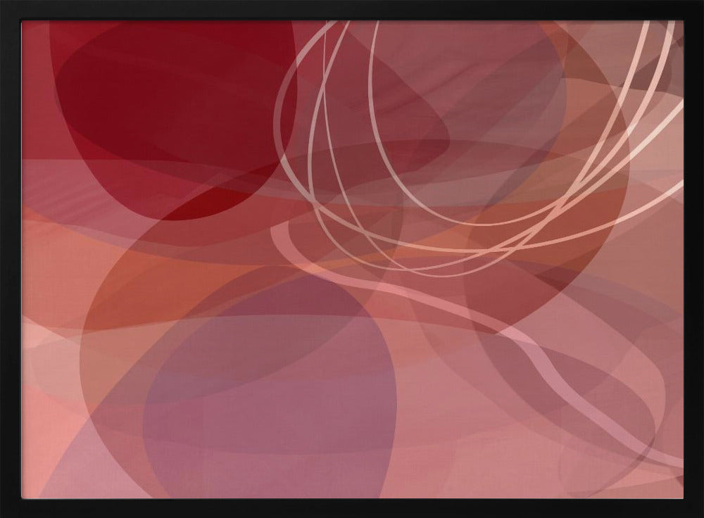 Dusty Rose Shapes 2 | Poster