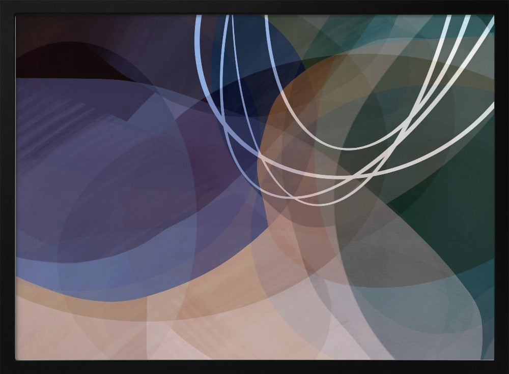 Dusty Rose Shapes 4 | Poster