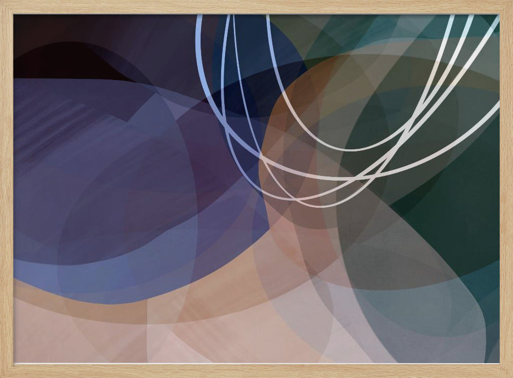 Dusty Rose Shapes 4 | Poster