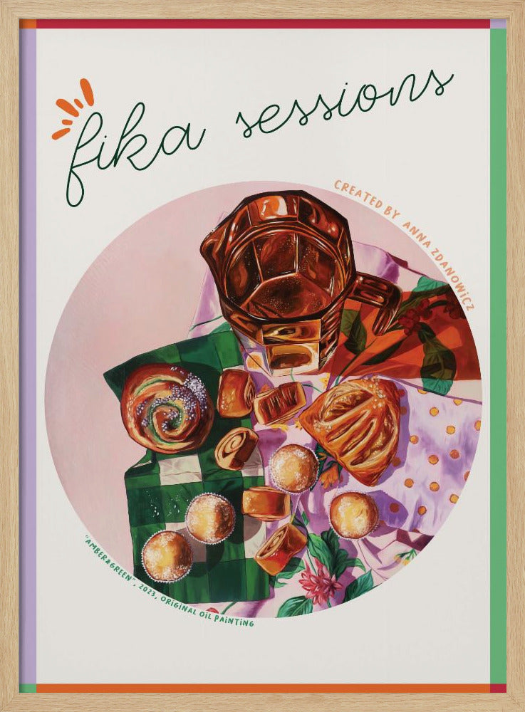 Amber and Green | Poster