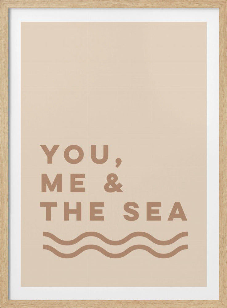 You Me And The Sea (Sand) | Poster