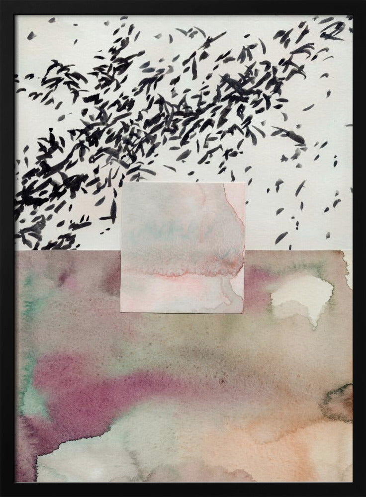 Watercolor abstract composition 7 | Poster