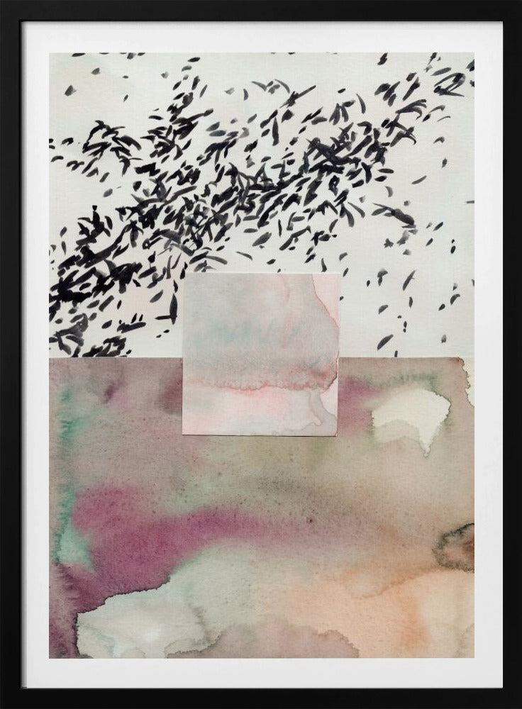 Watercolor abstract composition 7 | Poster