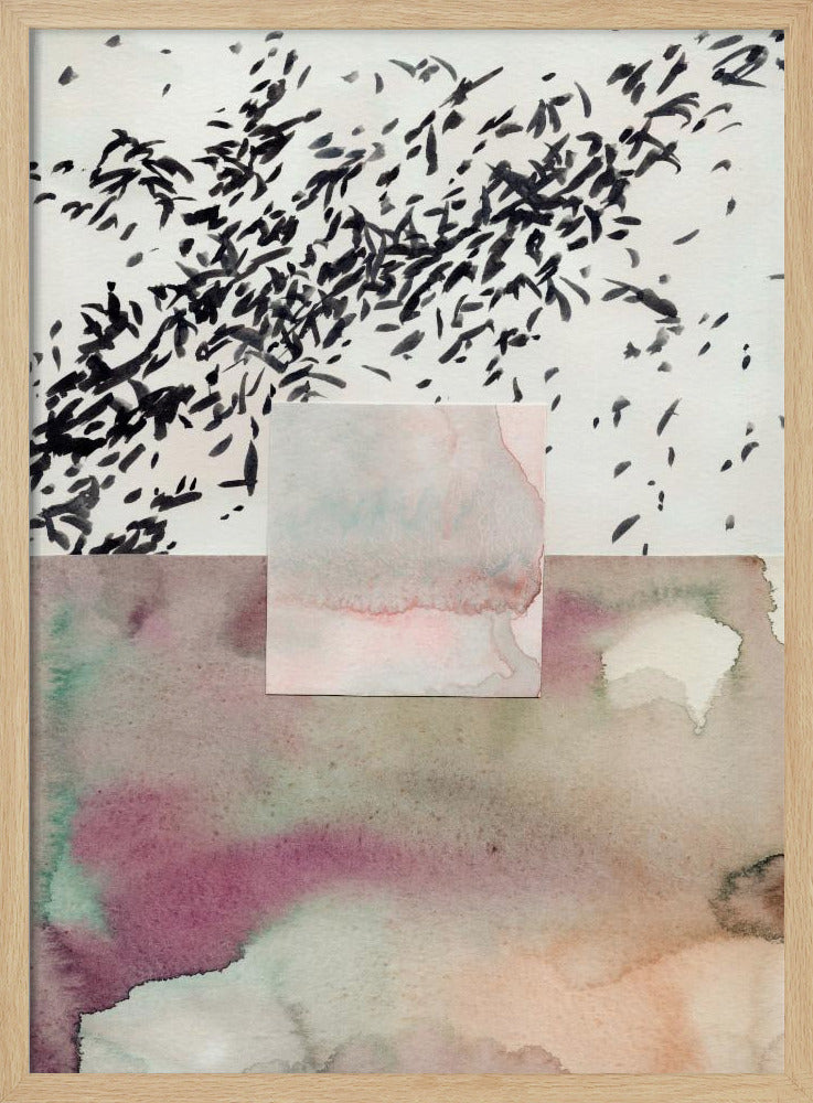 Watercolor abstract composition 7 | Poster