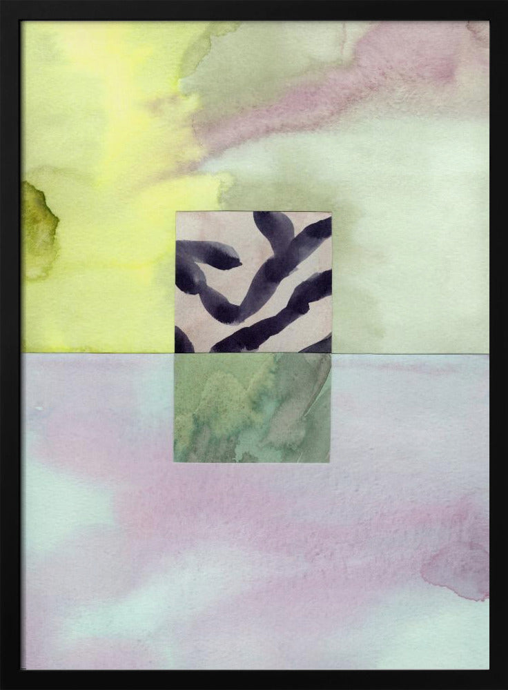 Watercolor abstract composition 8 | Poster