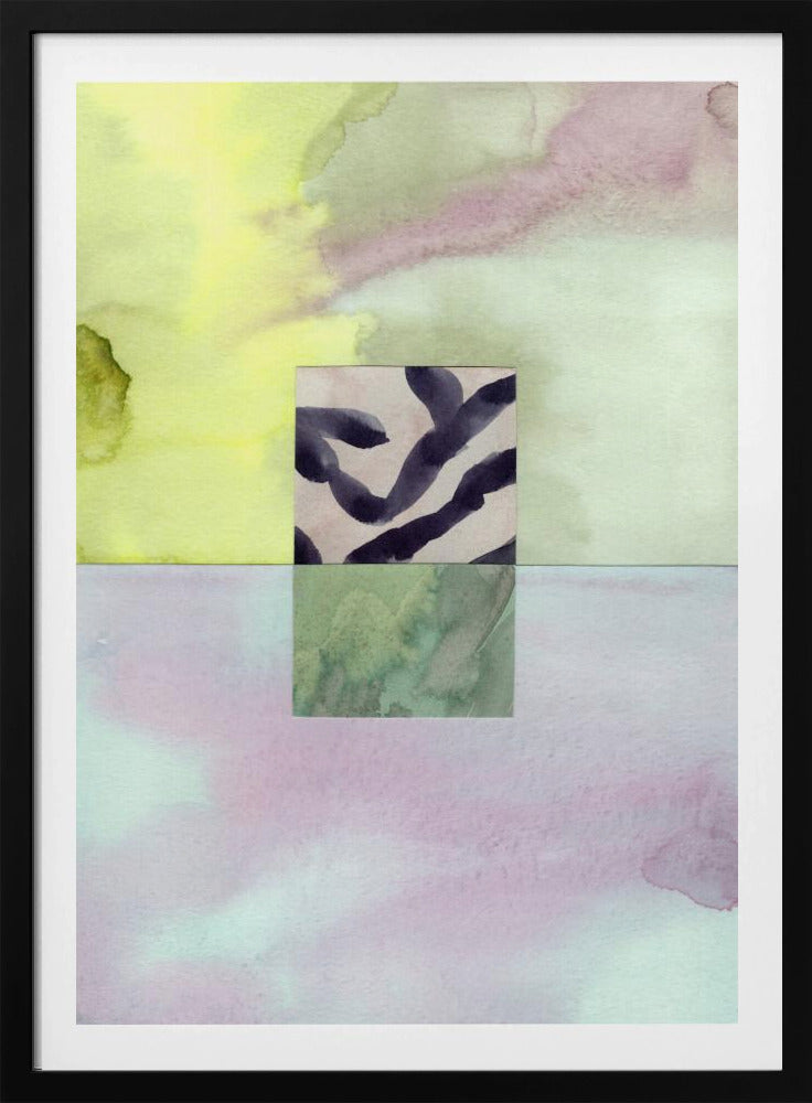Watercolor abstract composition 8 | Poster