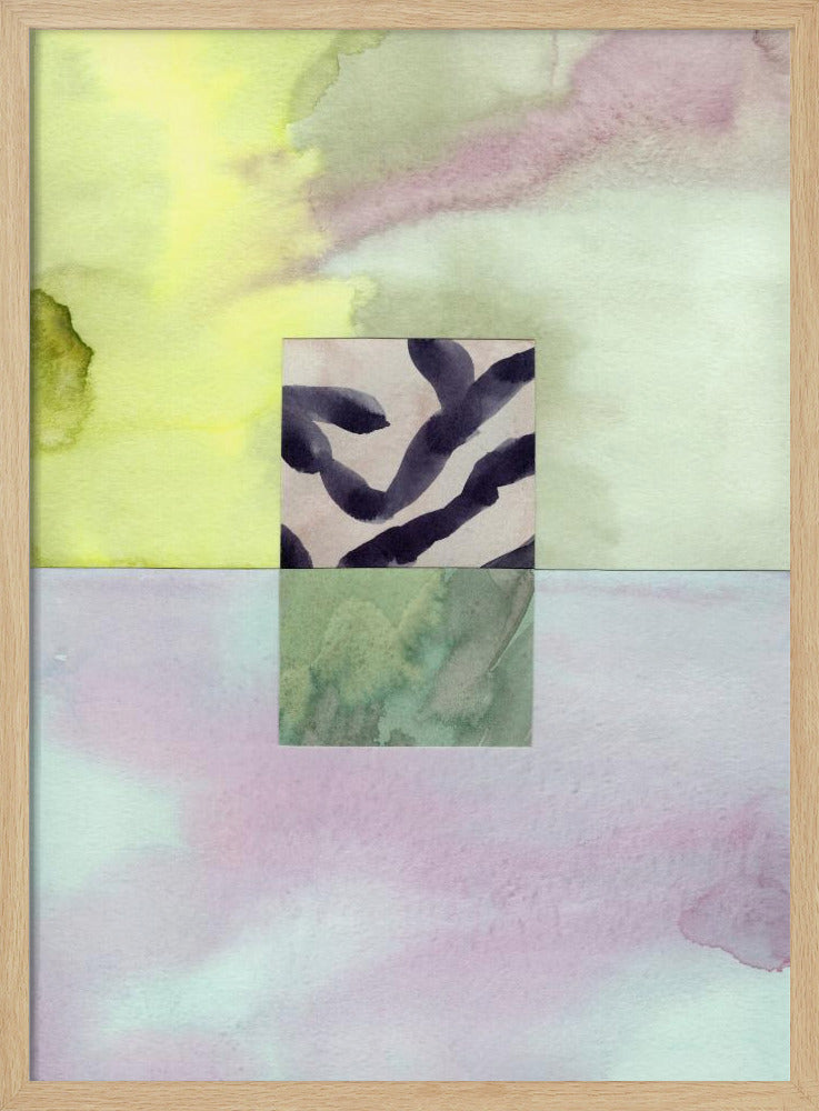 Watercolor abstract composition 8 | Poster