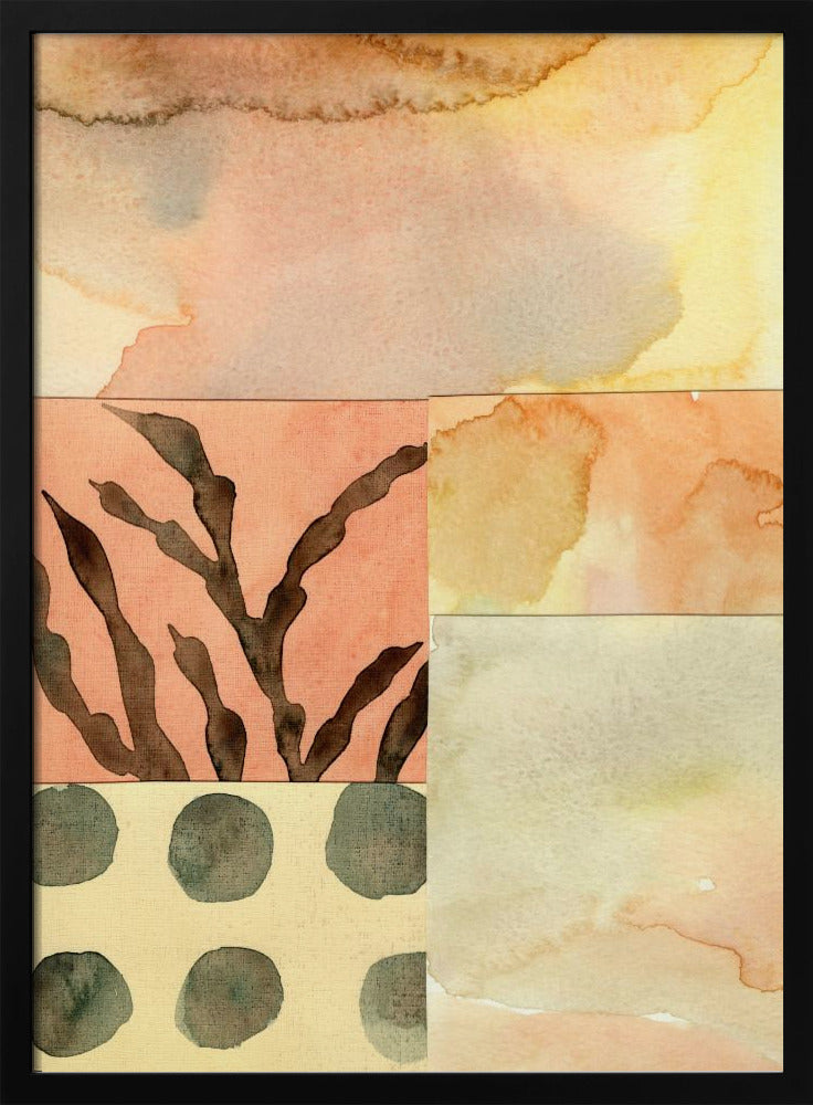 Watercolor abstract composition 9 | Poster