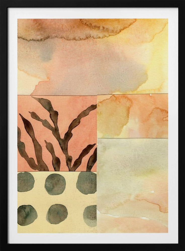 Watercolor abstract composition 9 | Poster