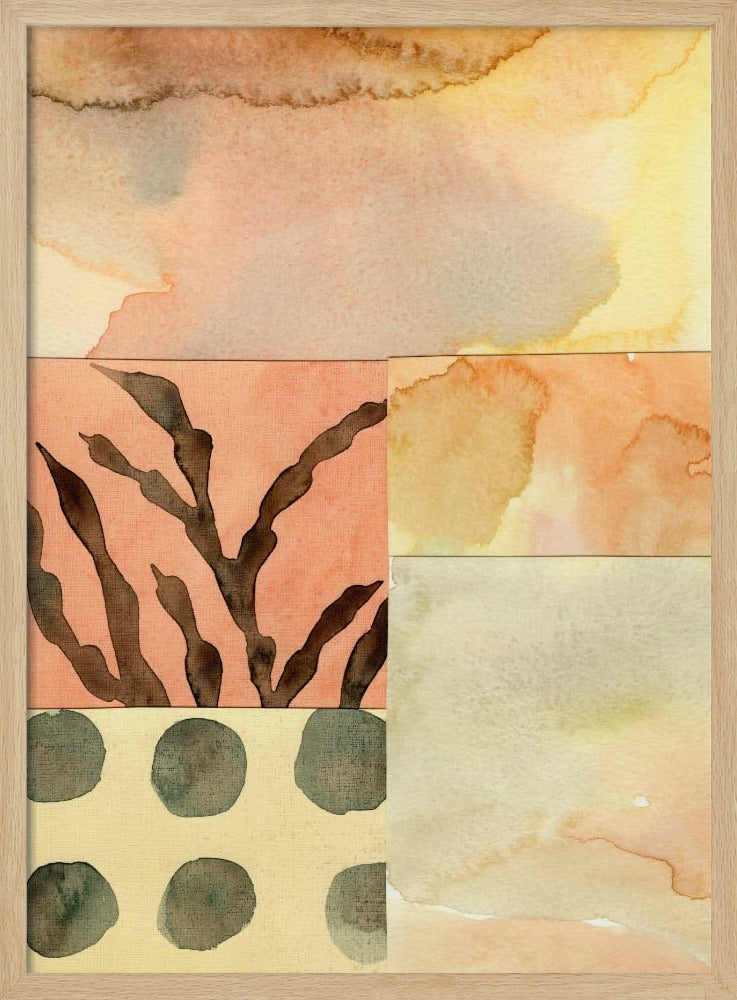 Watercolor abstract composition 9 | Poster