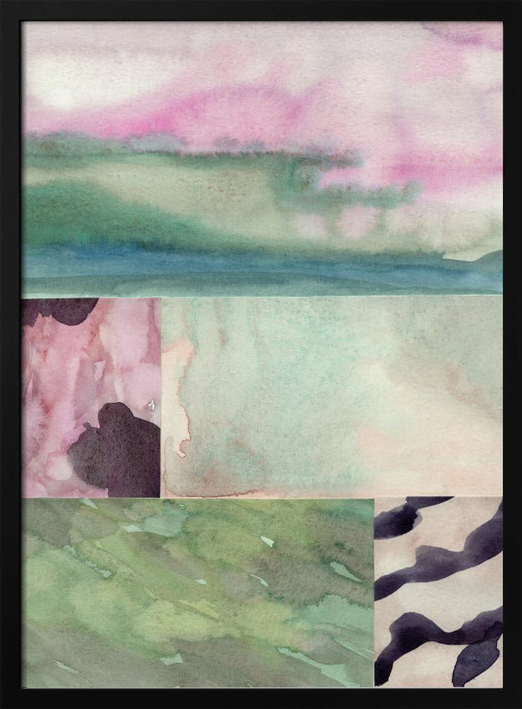 Watercolor abstract composition 10 | Poster