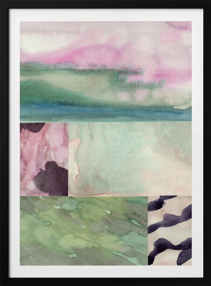 Watercolor abstract composition 10 | Poster
