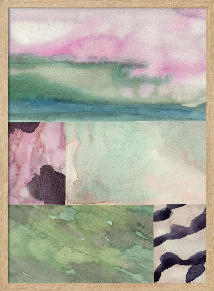 Watercolor abstract composition 10 | Poster