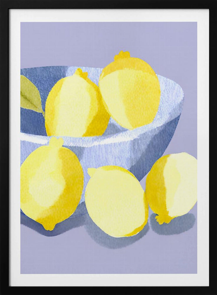 Zitronen in Schale | Poster