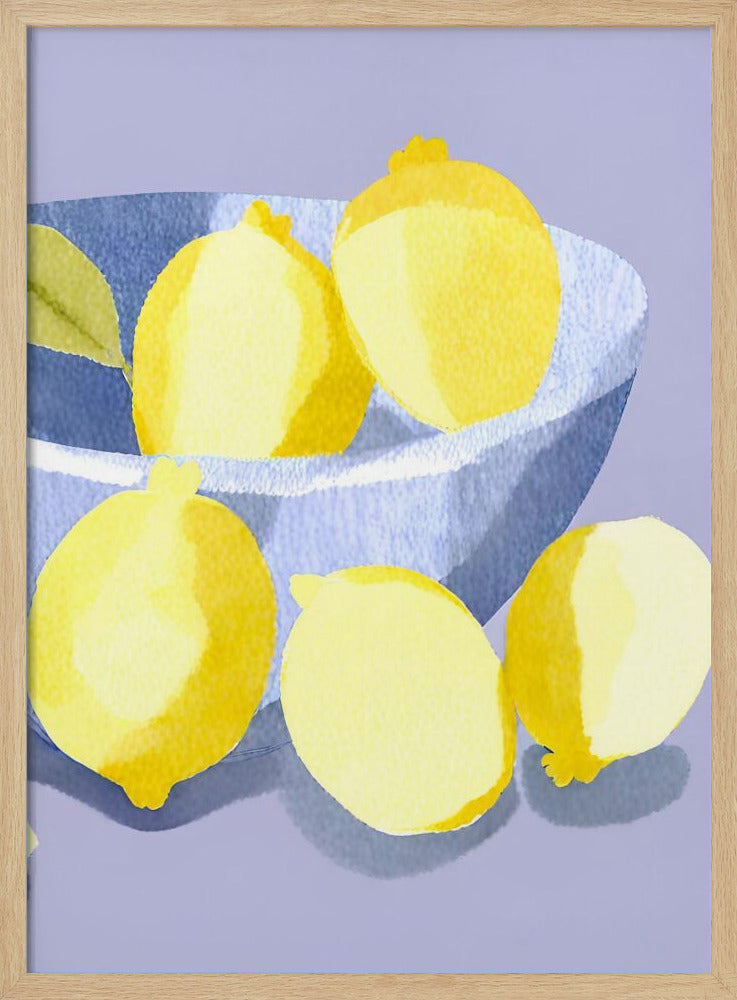 Zitronen in Schale | Poster