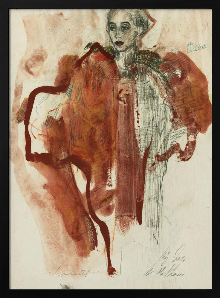 Evocative Human Figure | Poster