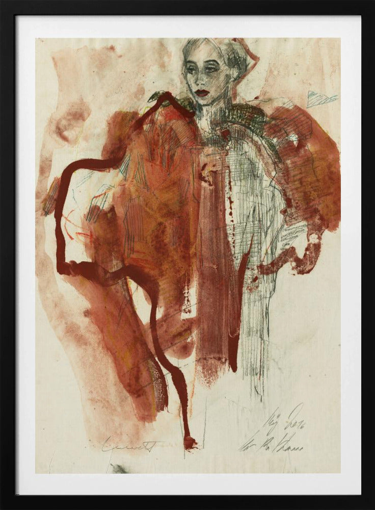 Evocative Human Figure | Poster