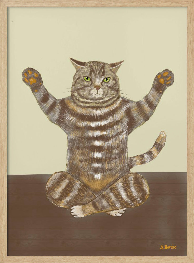 Yoga Cat | Poster