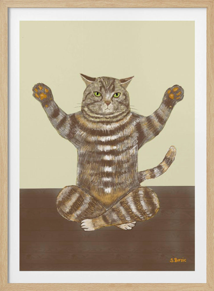 Yoga Cat | Poster