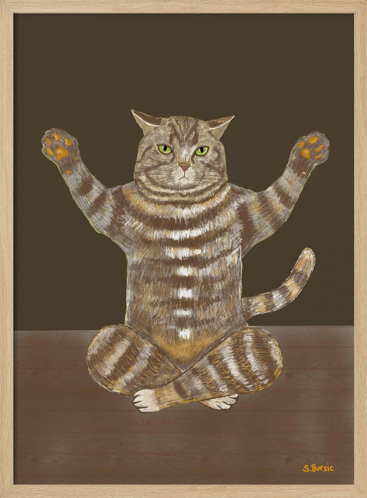Yoga Cat | Poster