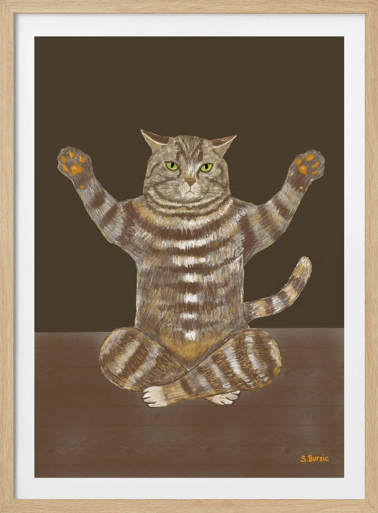 Yoga Cat | Poster
