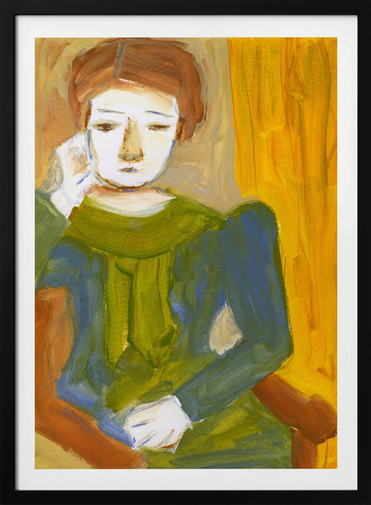 Lady Thinking | Poster