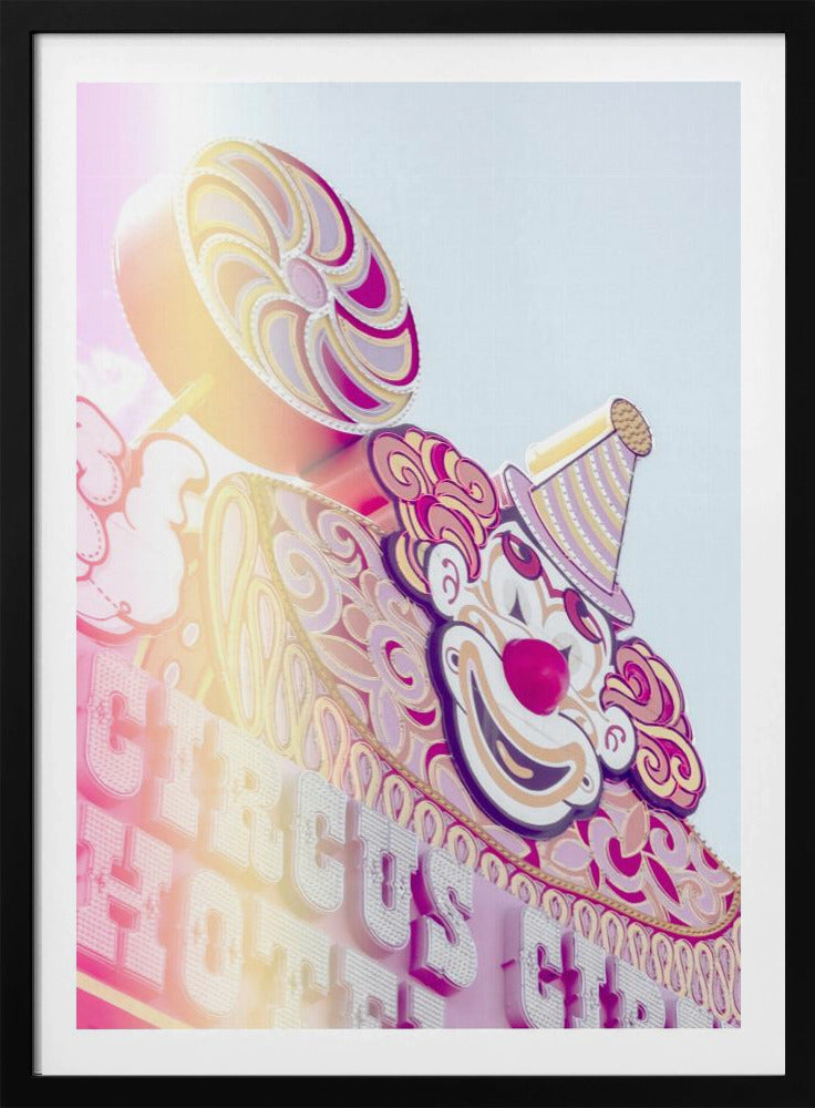 Circus Sign Flare Portrait | Poster