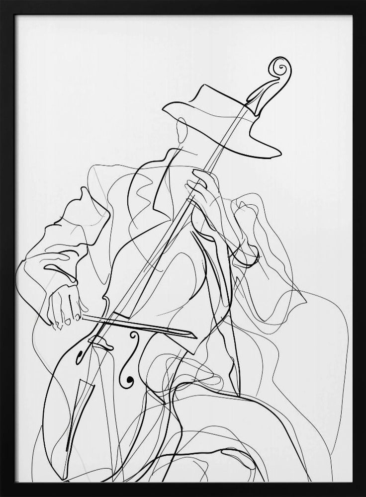 Line Art Musican 1 | Poster