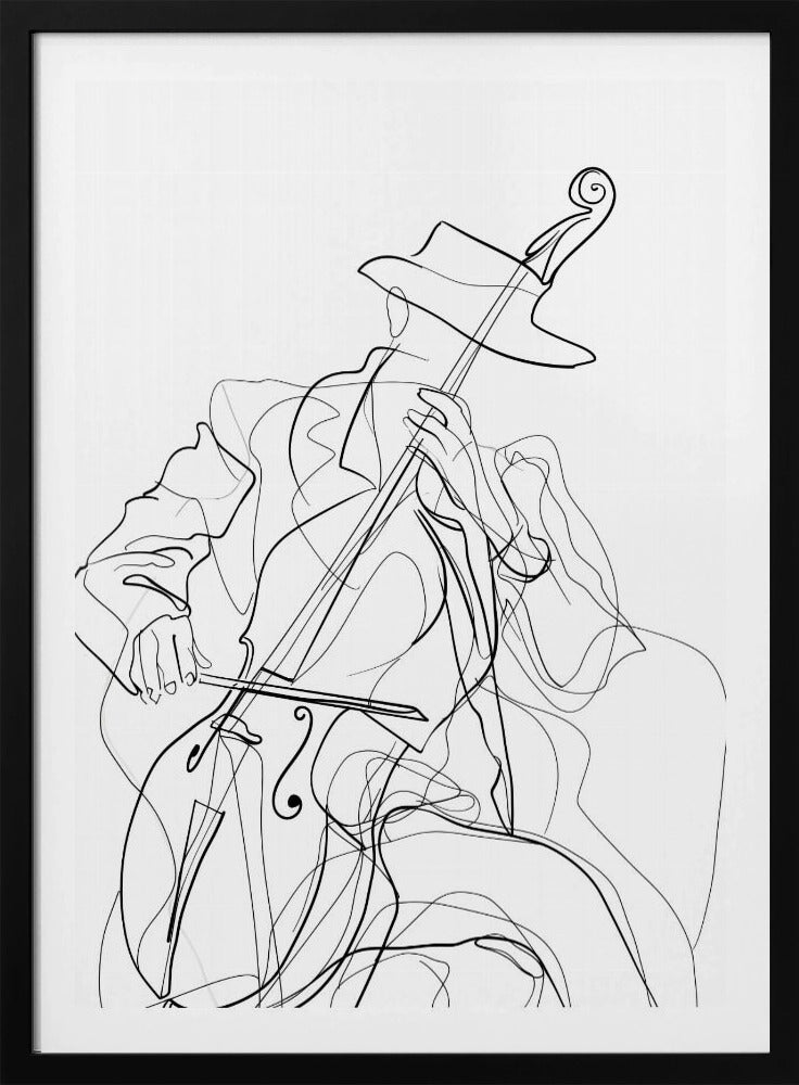Line Art Musican 1 | Poster