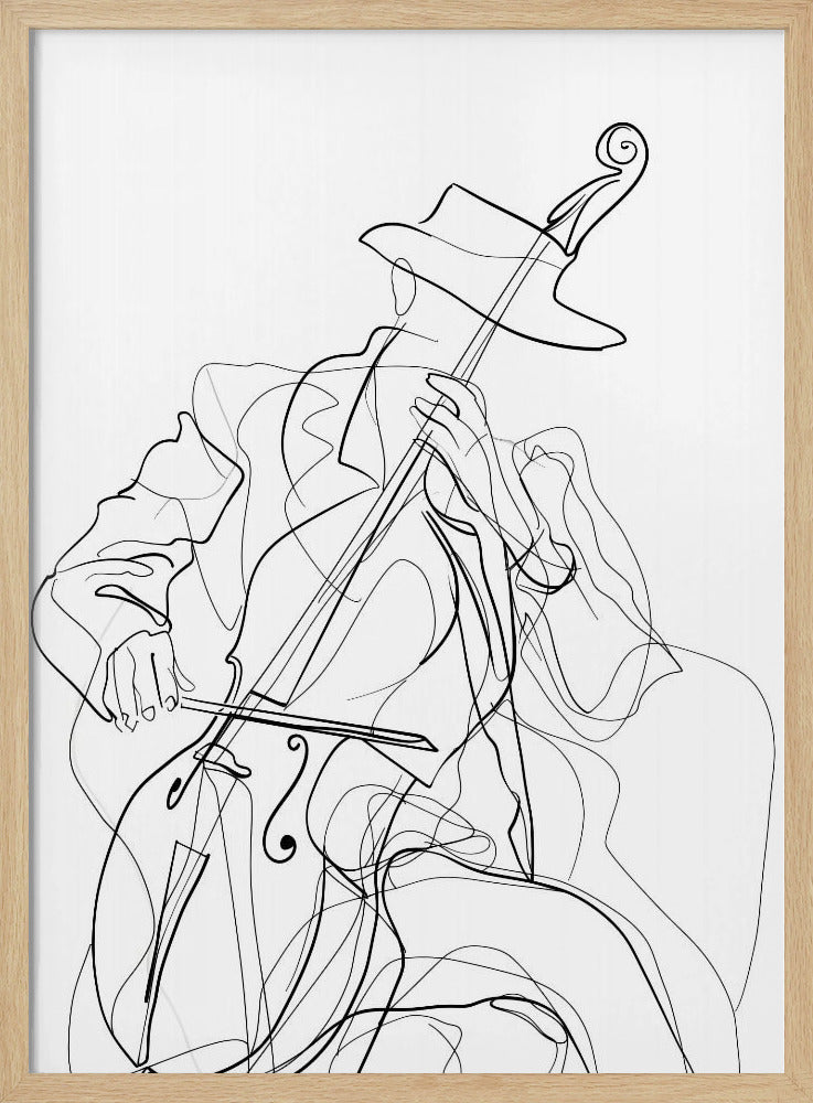 Line Art Musican 1 | Poster