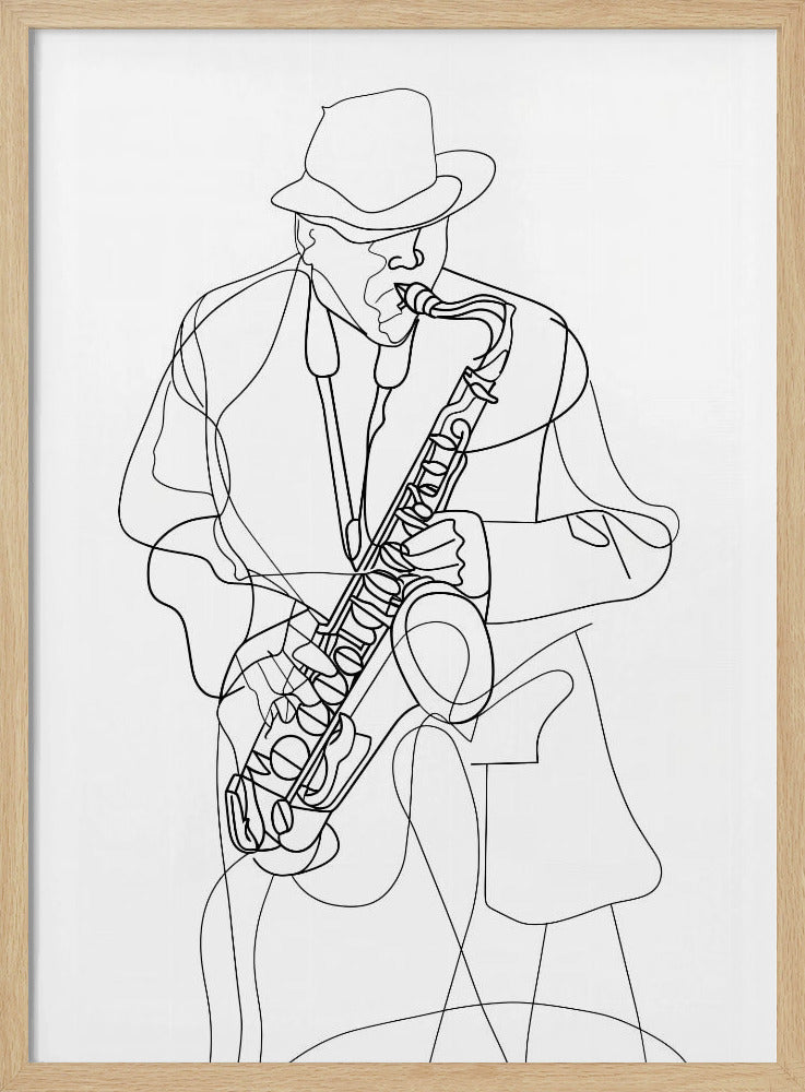 Line Art Musican 2 | Poster