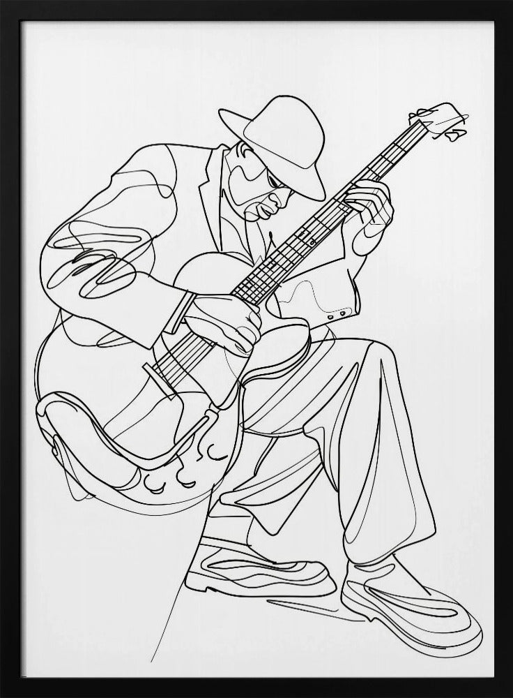 Line Art Musican 3 | Poster