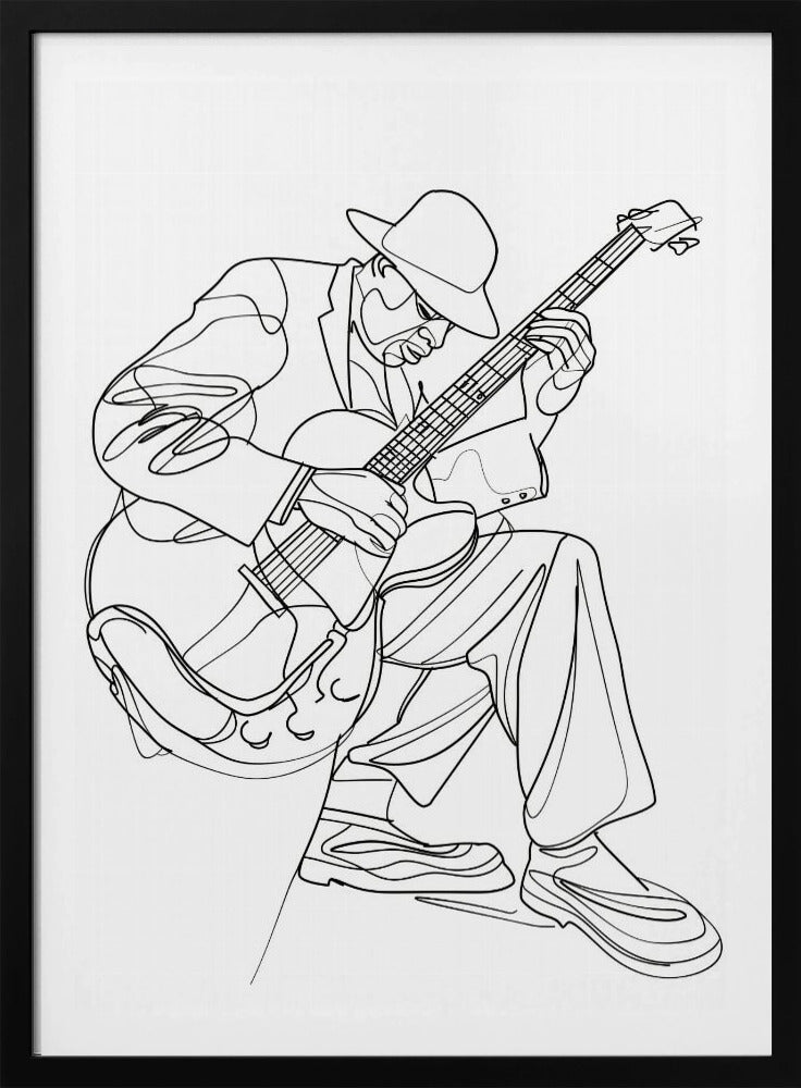 Line Art Musican 3 | Poster