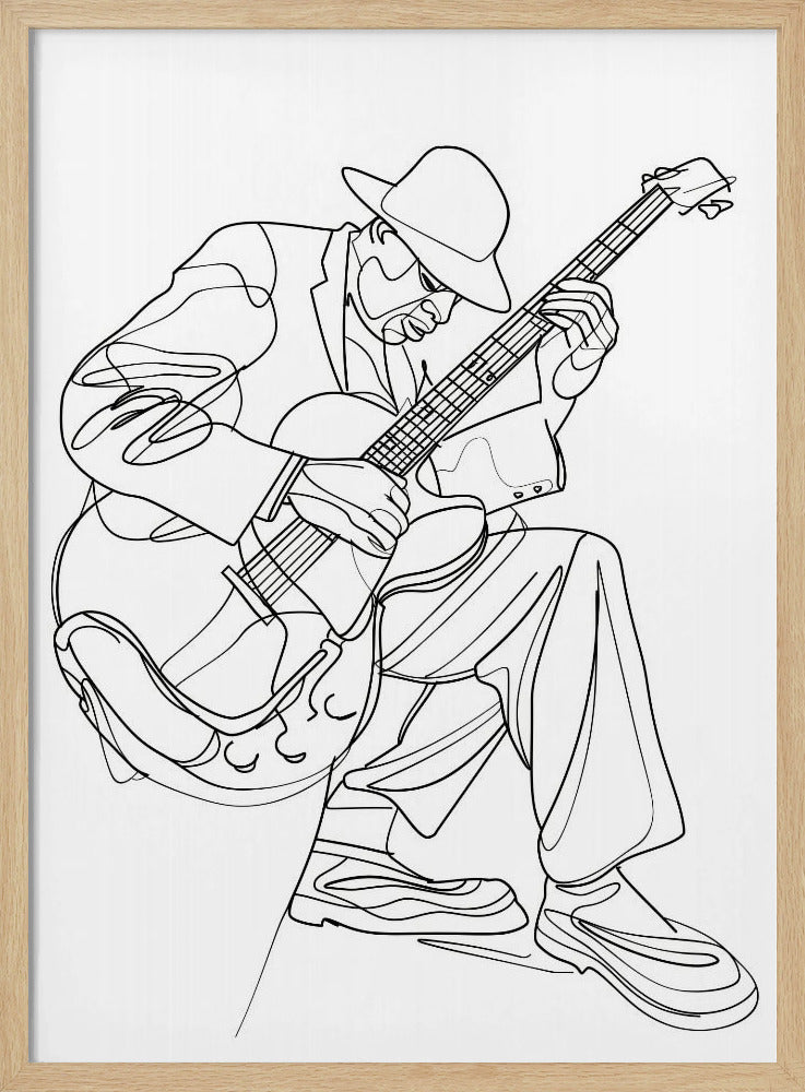 Line Art Musican 3 | Poster