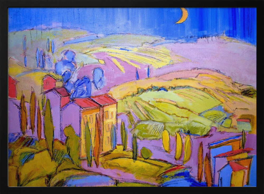 Moonlit Countryside | Poster